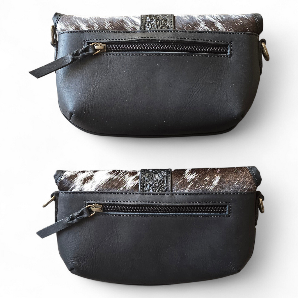 3 Ways To Wear Black Leather & Hide Purse