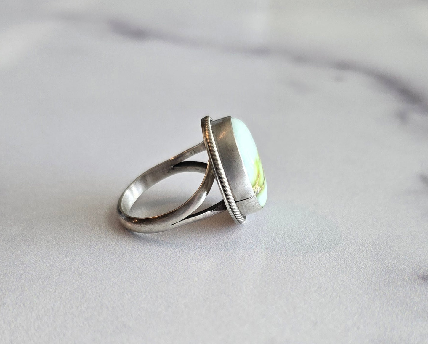 Palomino and Sterling Ring Size 8.75