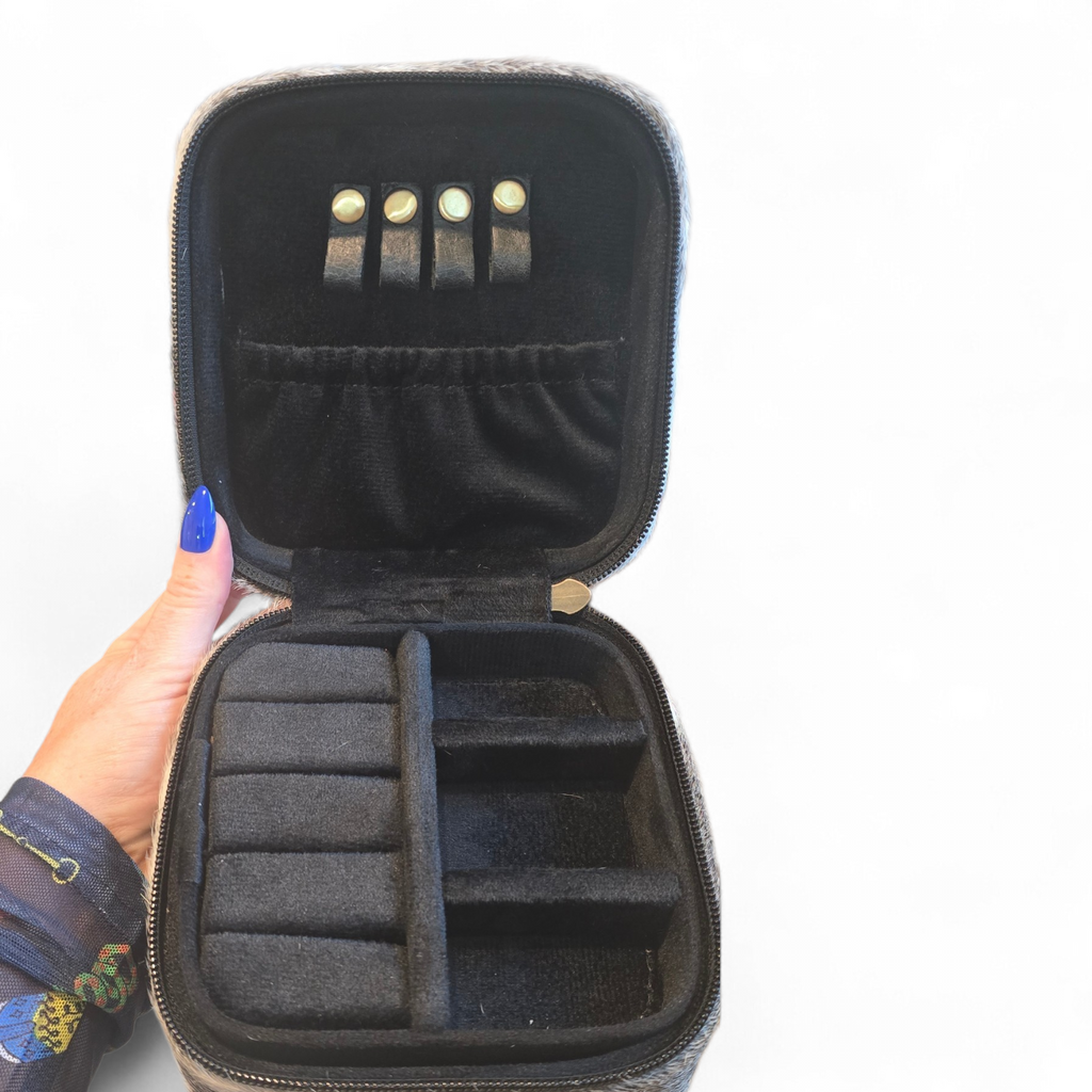 Leather & Hide Small Jewelry Box