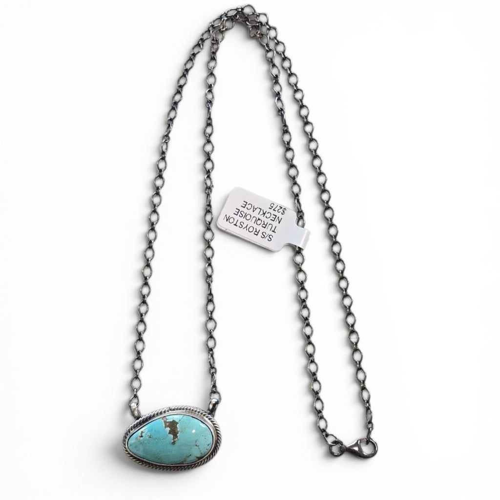Arthur Bruggeman Royston Turquoise & Sterling Necklace
