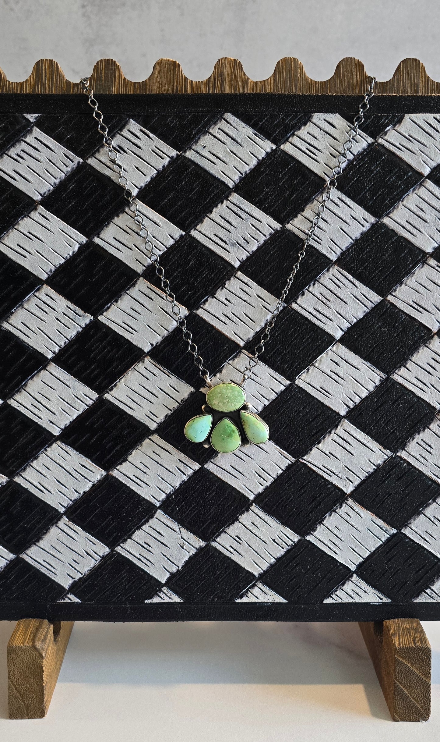 Sonoran Gold Turquoise and Sterling Necklace