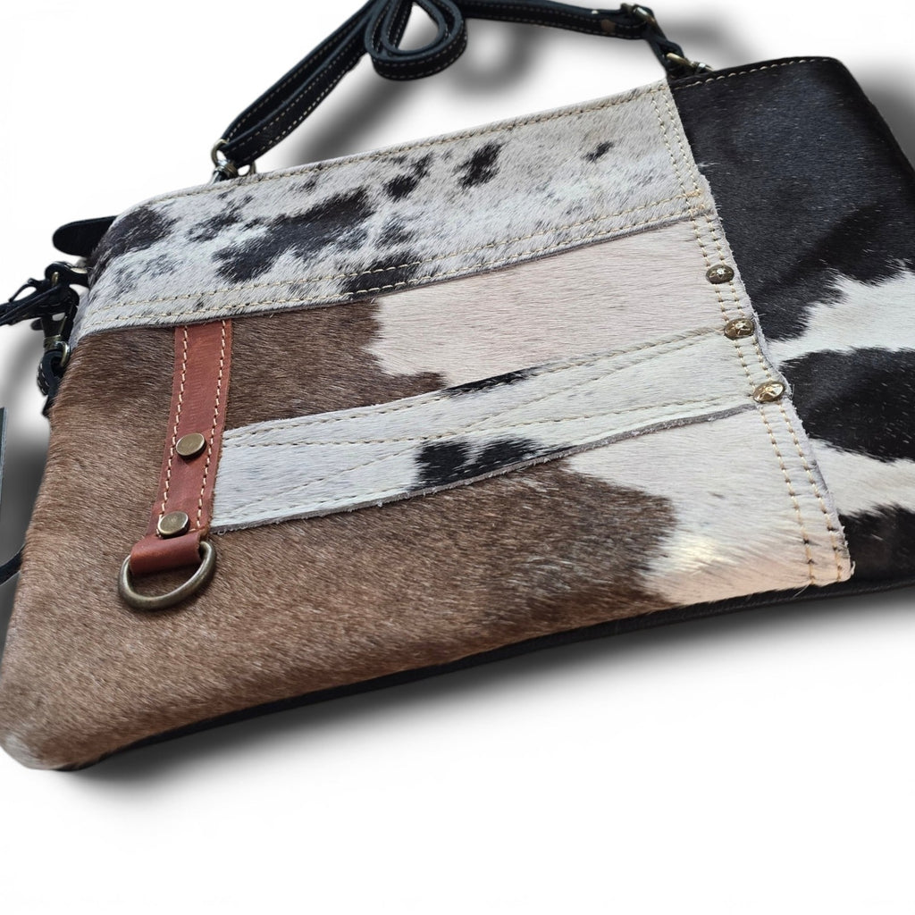 Leather & Hide Patchwork Crossbody Bag