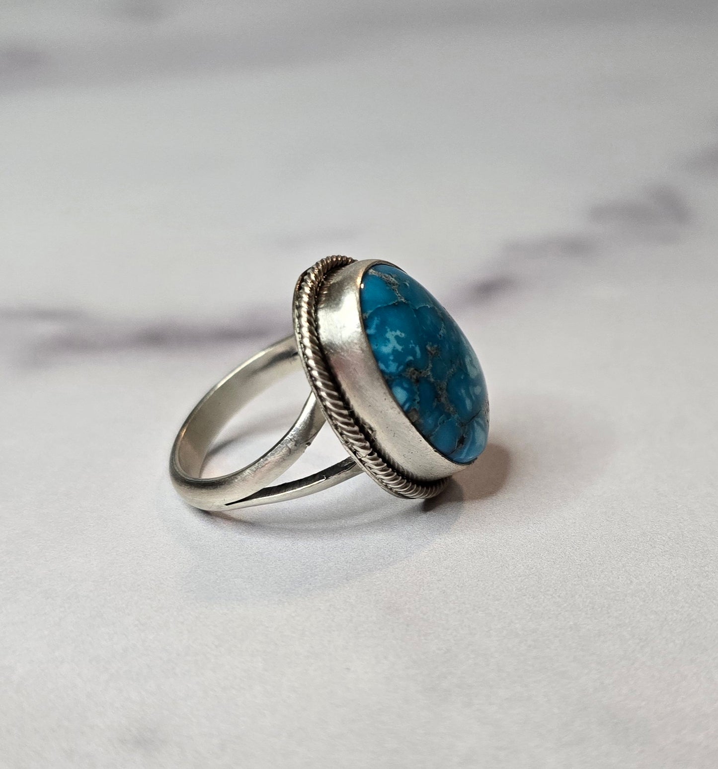 Kingman Turquoise and Sterling Size 6.5 *Includes a FREE Gift With Purchase