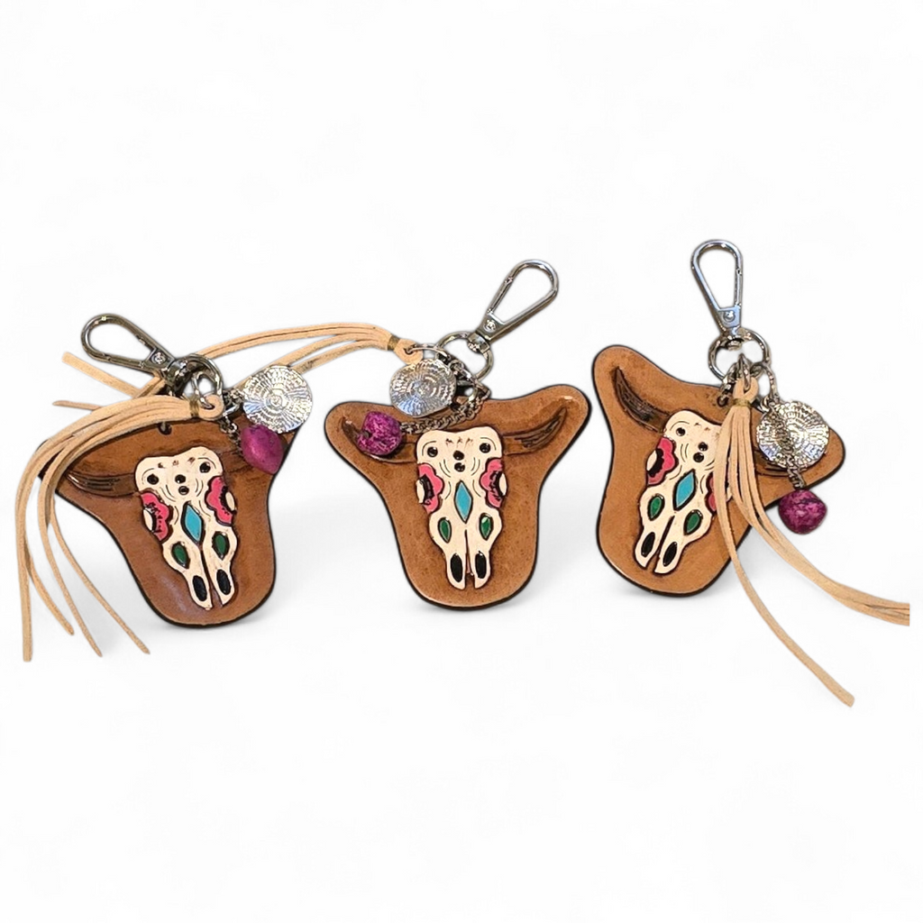 Leather Purse Charm/Key Chains