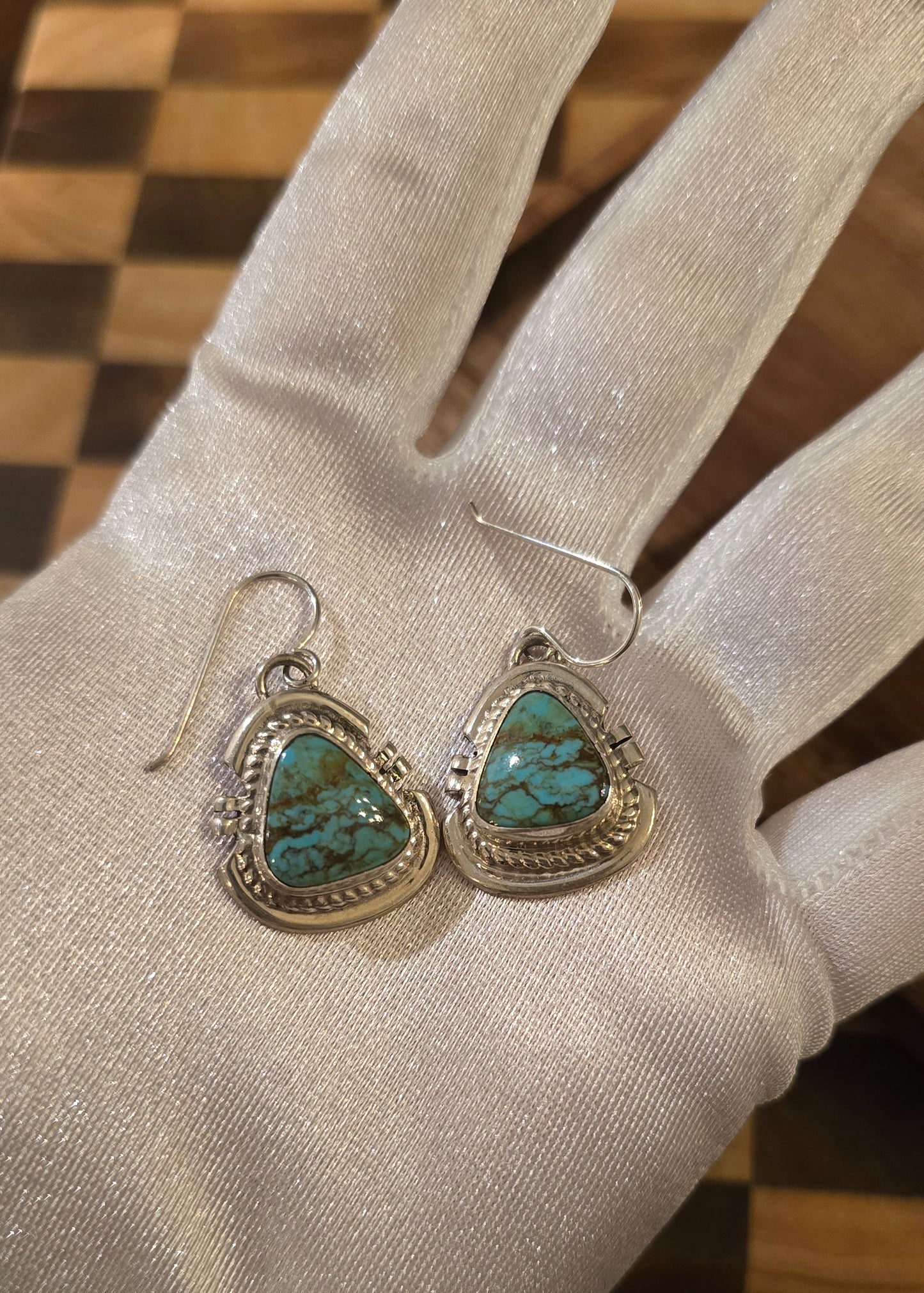 Turquoise and Sterling Earrings