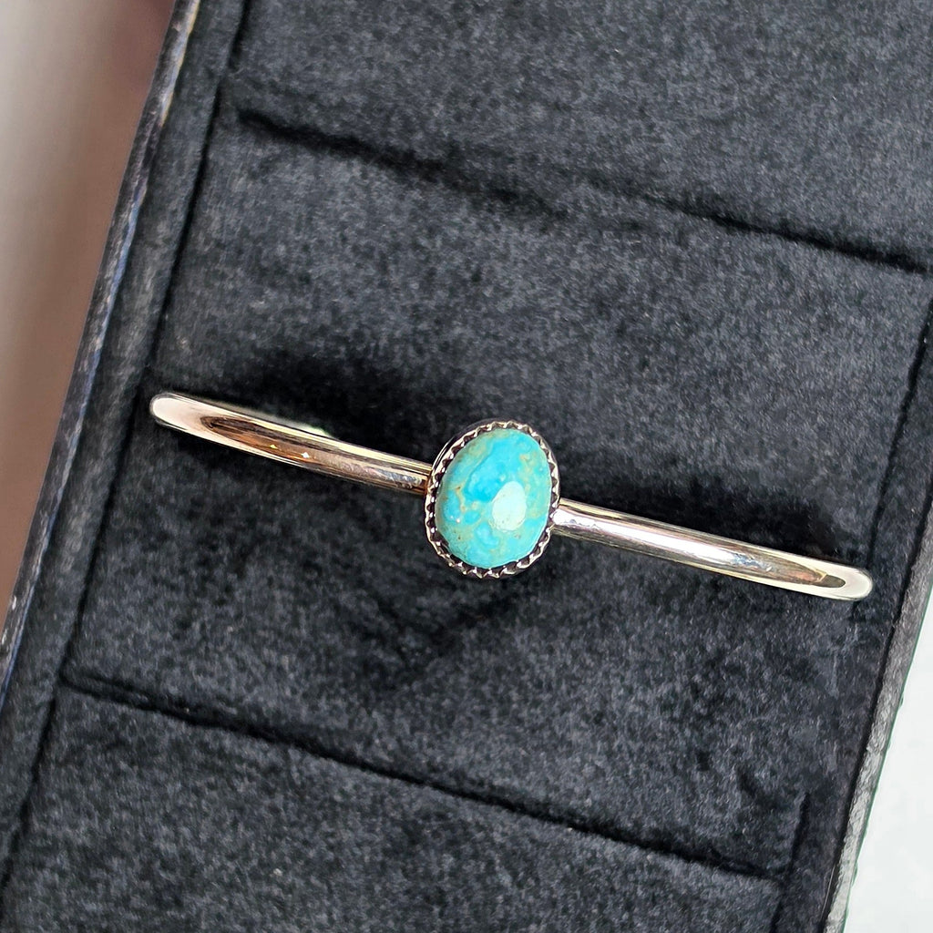 Native Made Sterling & Turquoise Cuff
