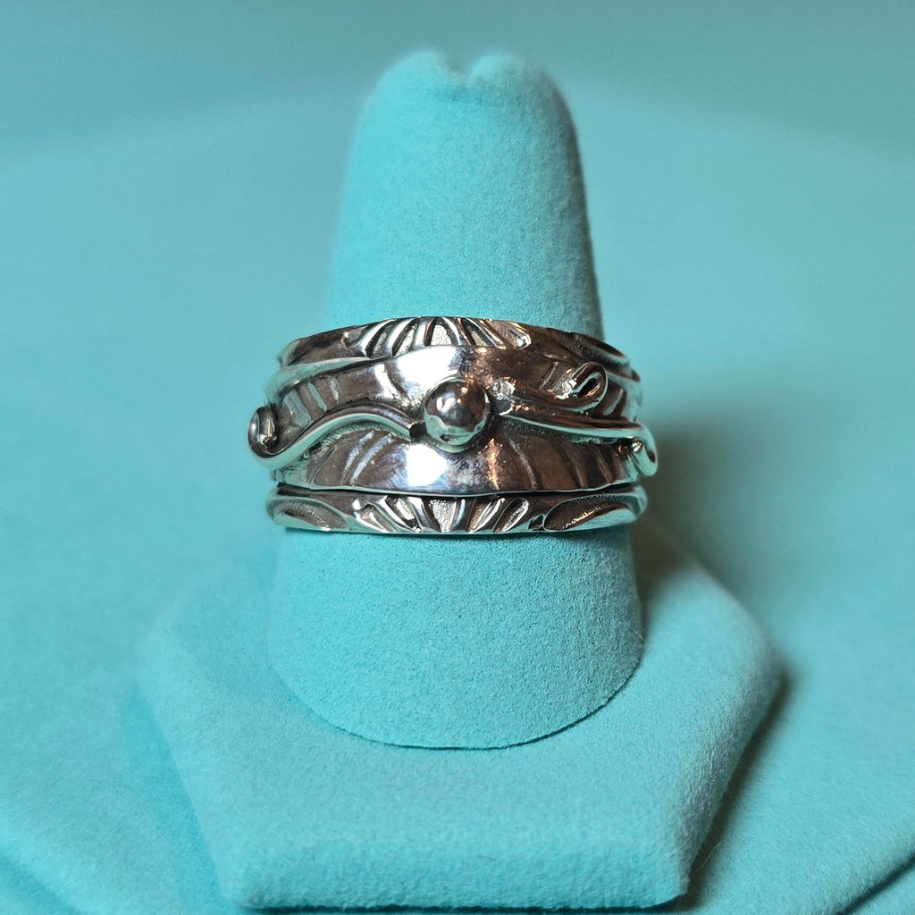 Herbert Tsosie Sterling Ring Size 10