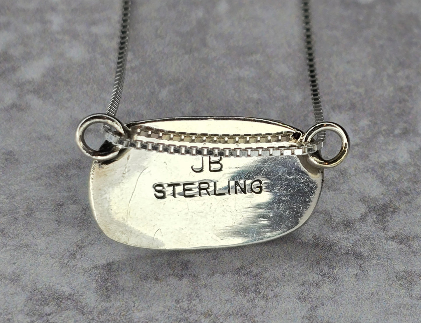 Kingman Turquoise and Sterling Necklace