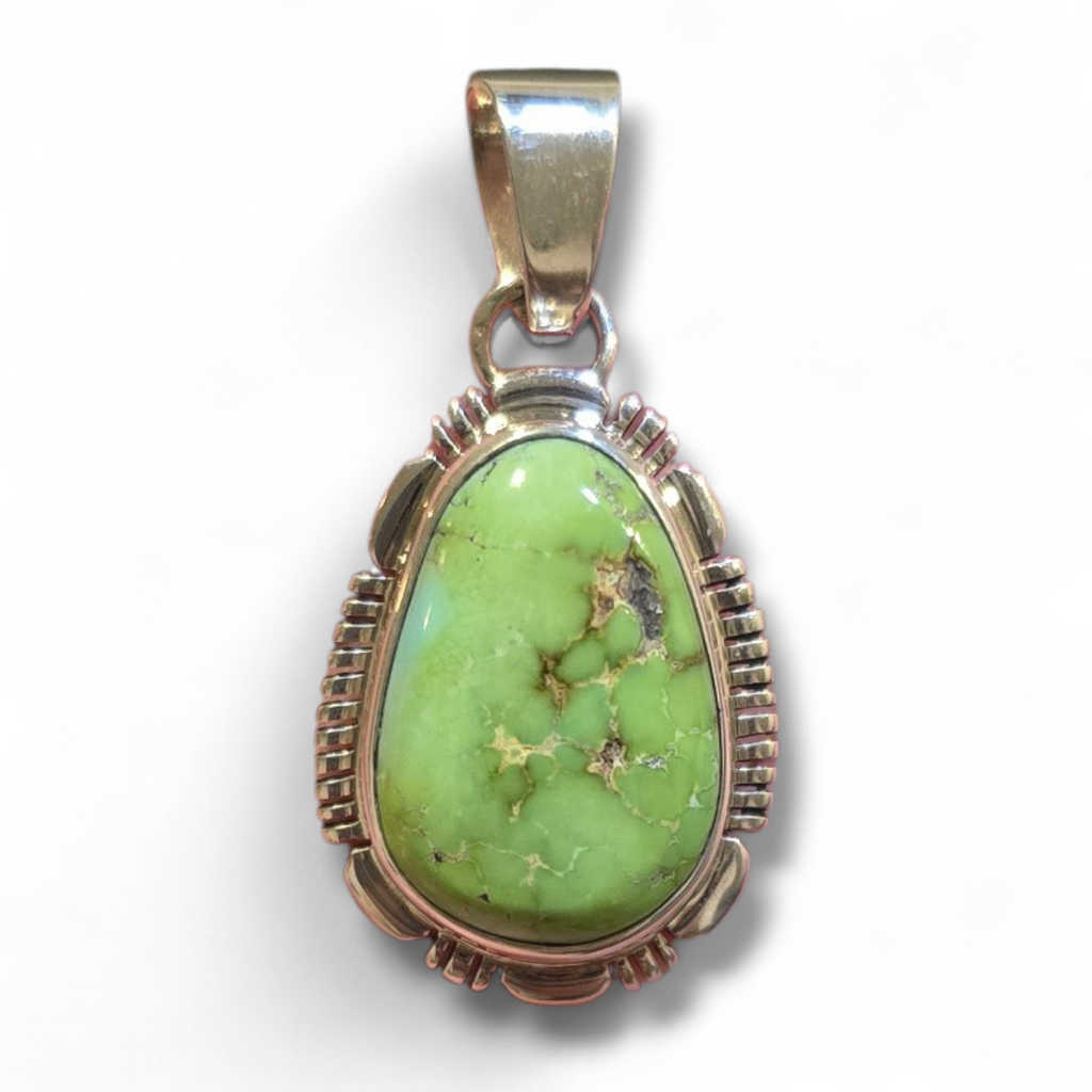 Norvin Johnson Sonoran Gold & Sterling Pendant