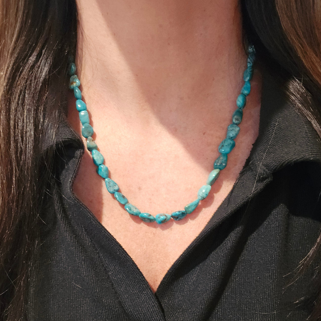Turquoise & Sterling Necklace