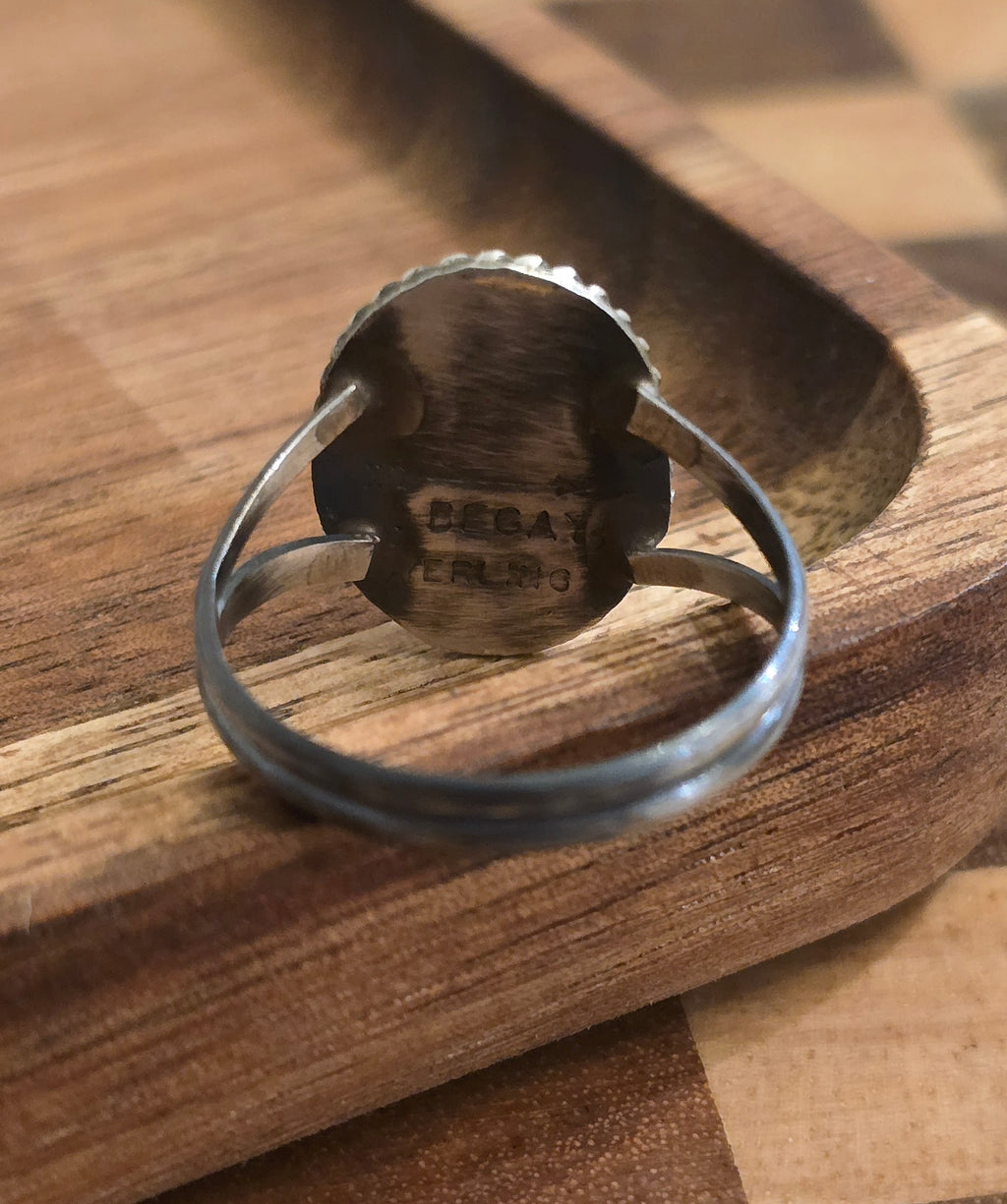 Black Onyx & Sterling Ring