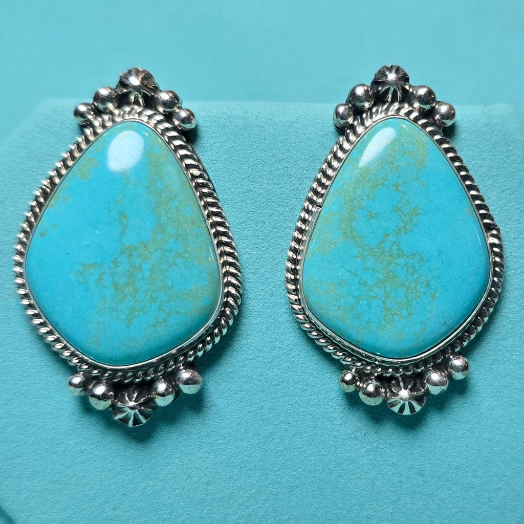 Carol Wylie Tyrone Turquoise Earrings