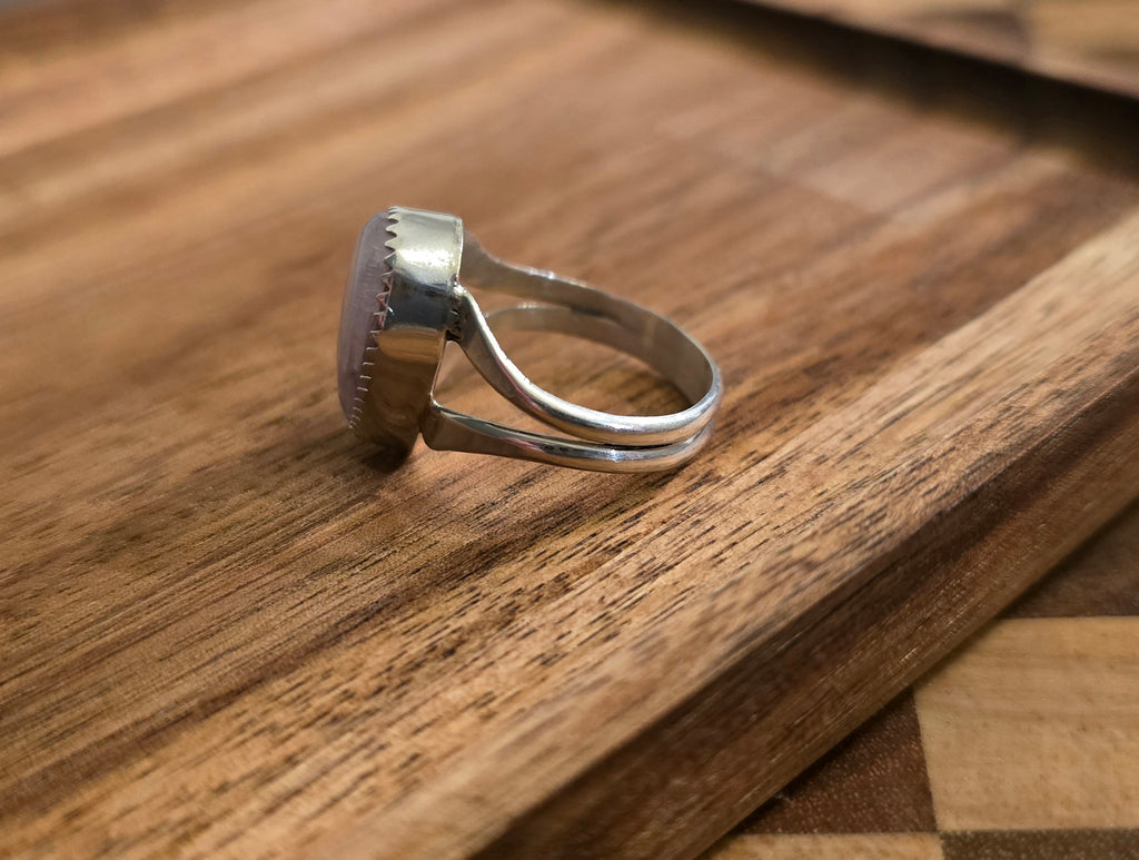 Kunzite & Sterling Ring