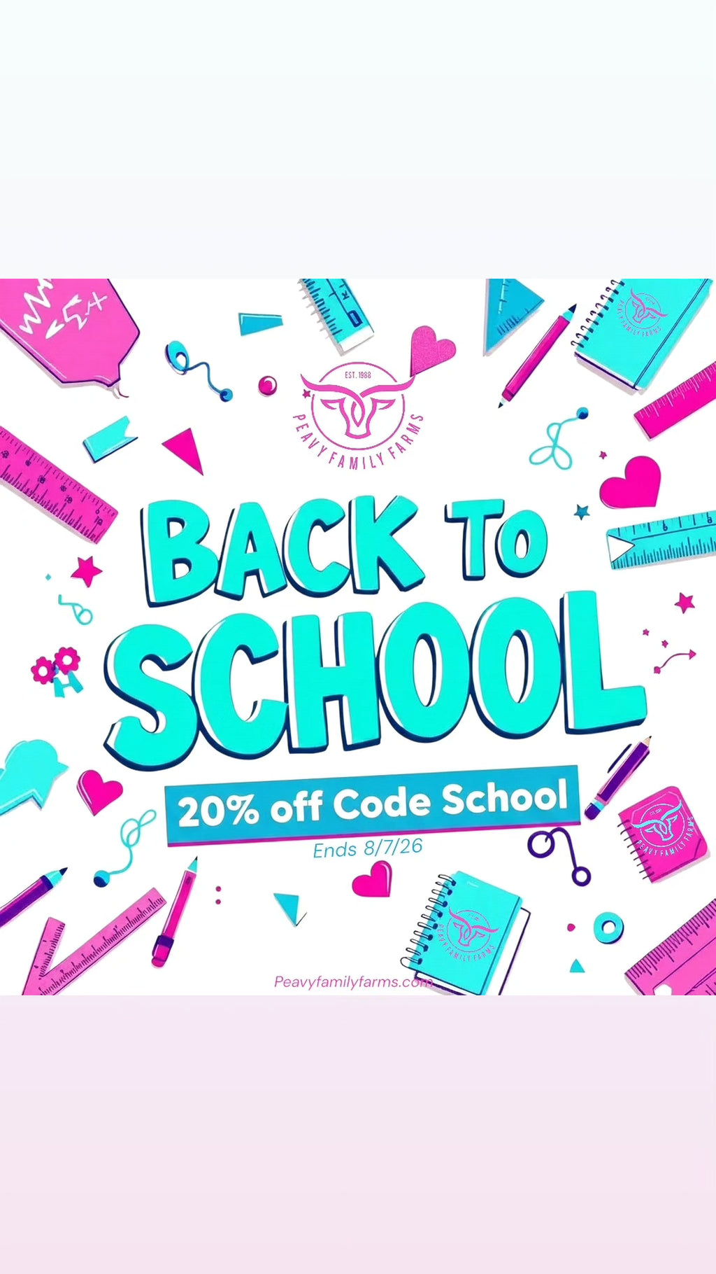 20% Off Back to School Discount Code: School