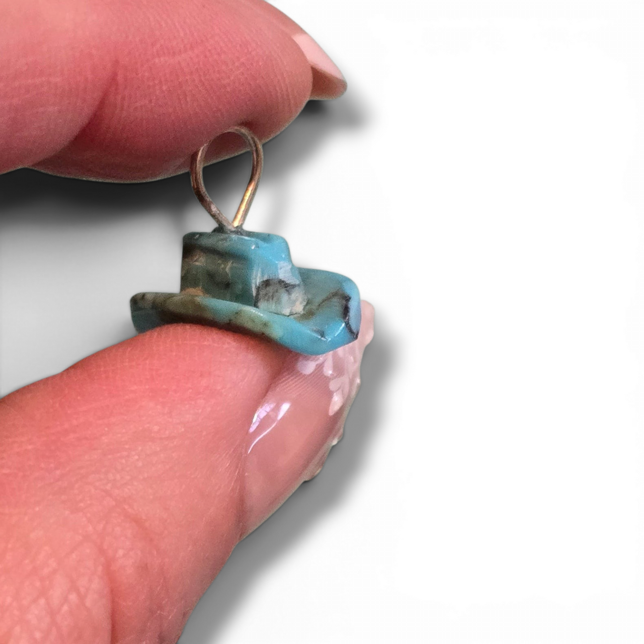 Native Made Cowboy Hat Fetish Pendant
