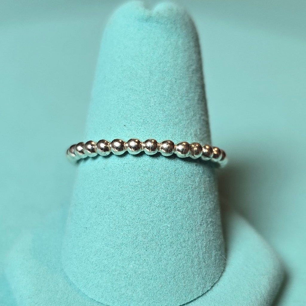 Sterling Ball Ring Sizes 7 & 7.75 (wholesale cost)