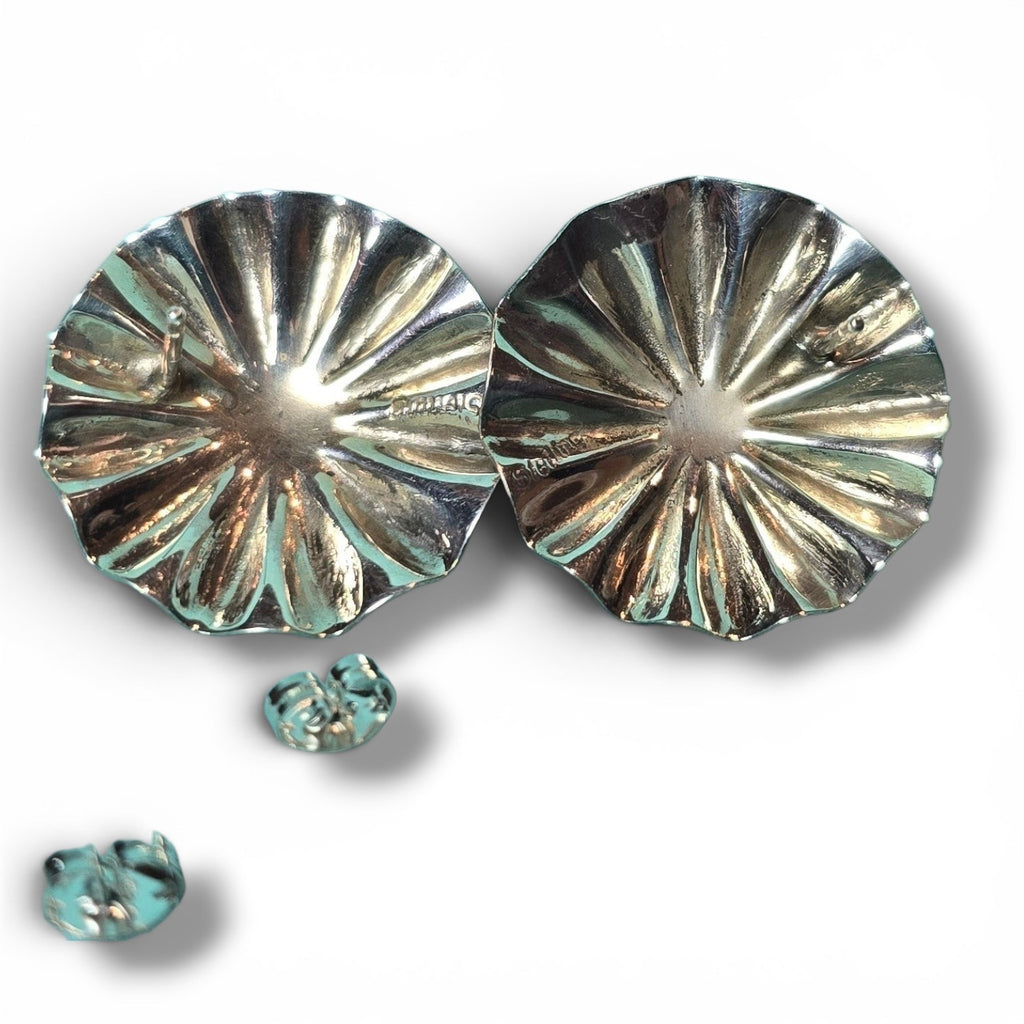 Arlene Soce Turquoise & Sterling Earrings