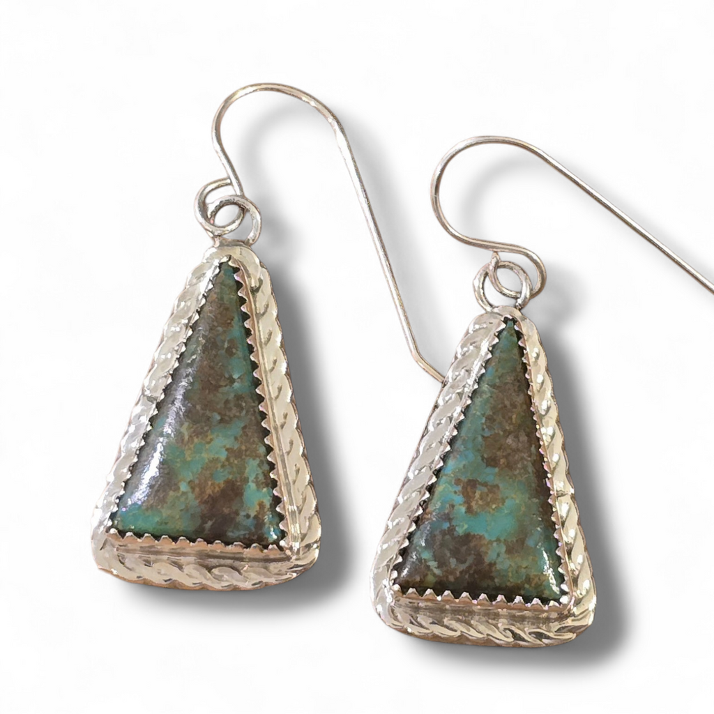 Jennifer Begay Kingman Turquoise & Sterling Earrings