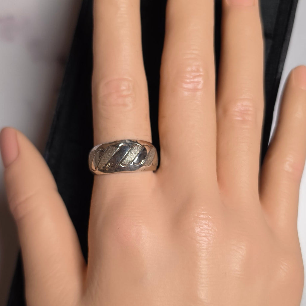 Native Made Sterling Band Size 8
