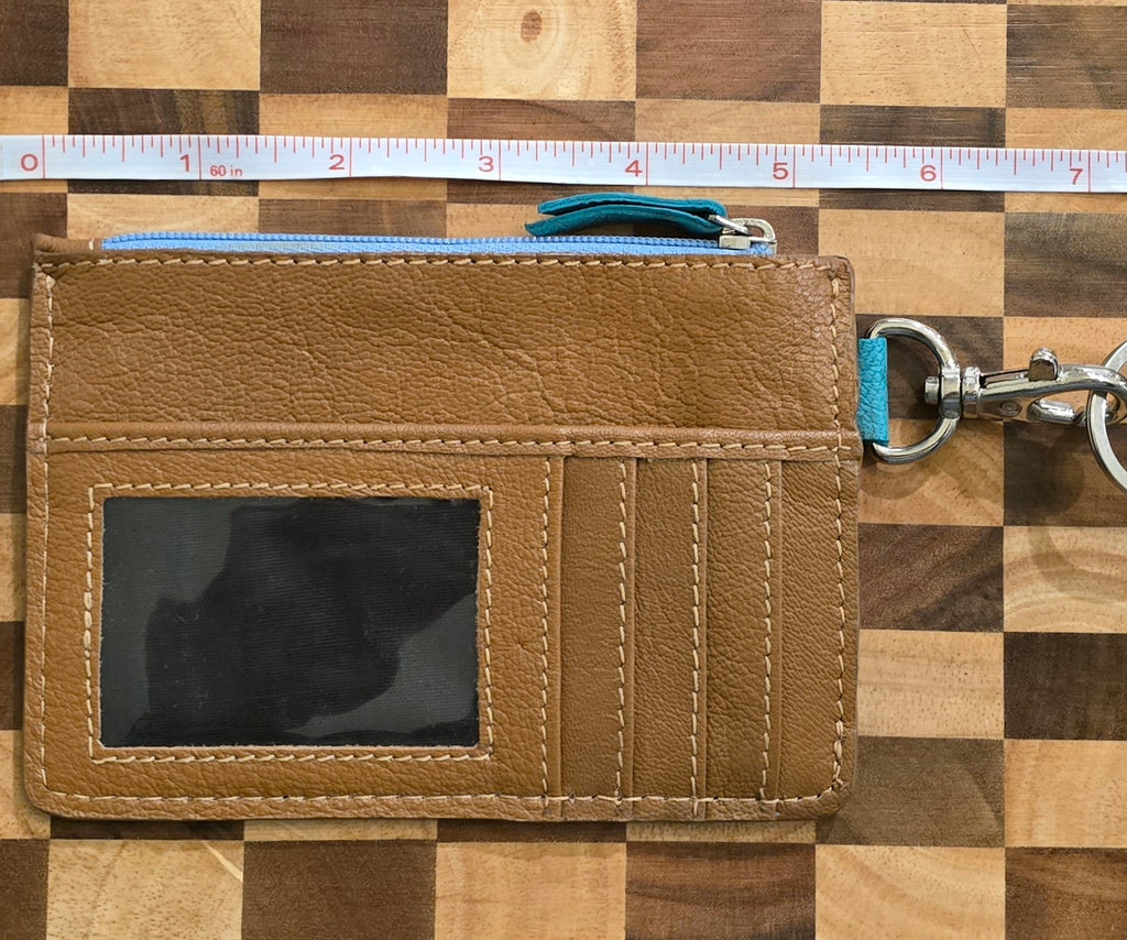 (Clearance) Myra Tooled Leather Credit Card Wallet