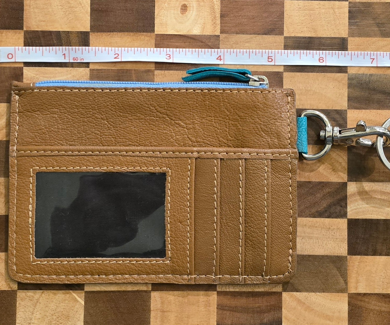 (Clearance) Myra Tooled Leather Credit Card Wallet