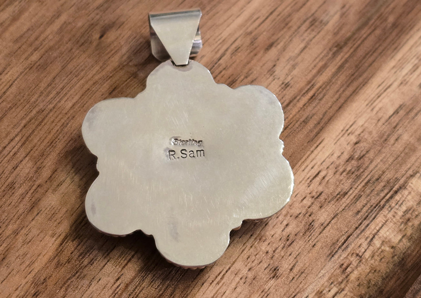 Kingman Turquoise and Sterling Pendant