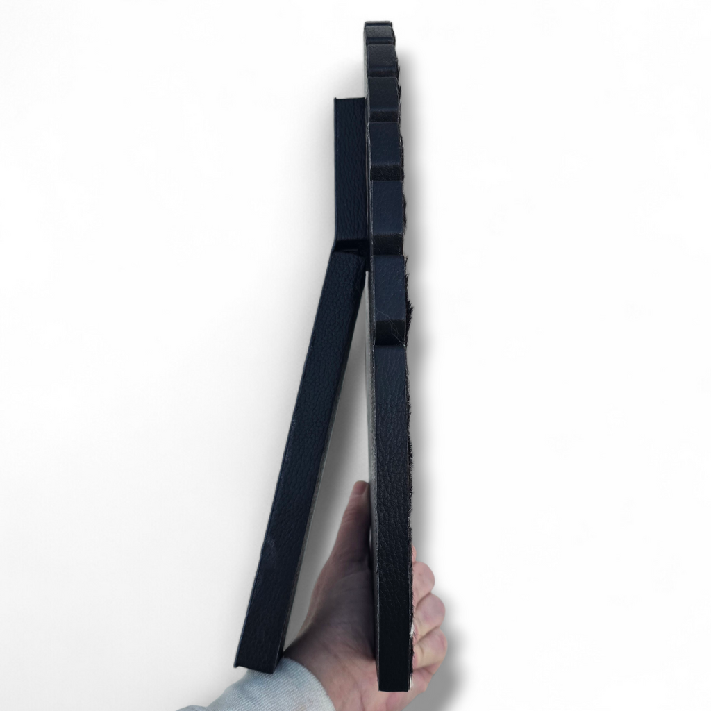 Hide & Leather Necklace Holder