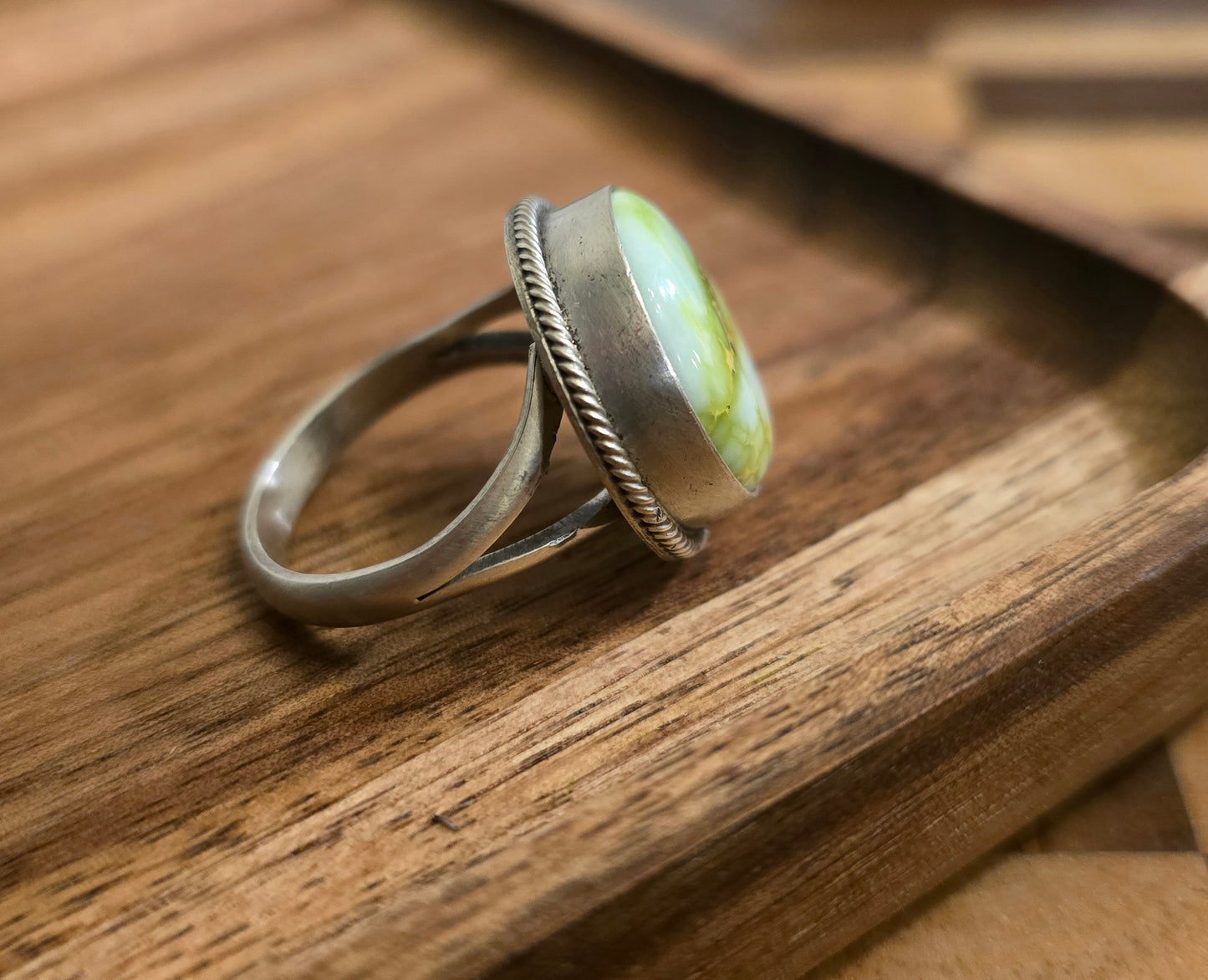 Palomino and Sterling Ring Size 8.75