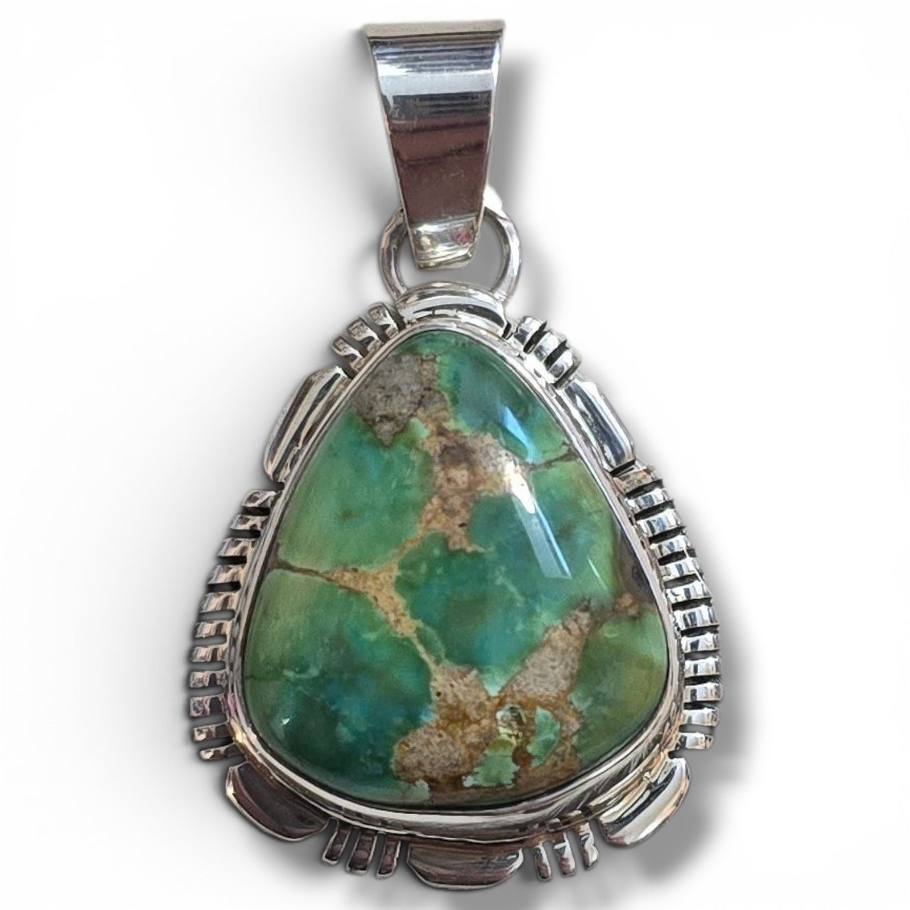 Native Made Sonoran Gold & Sterling Pendant