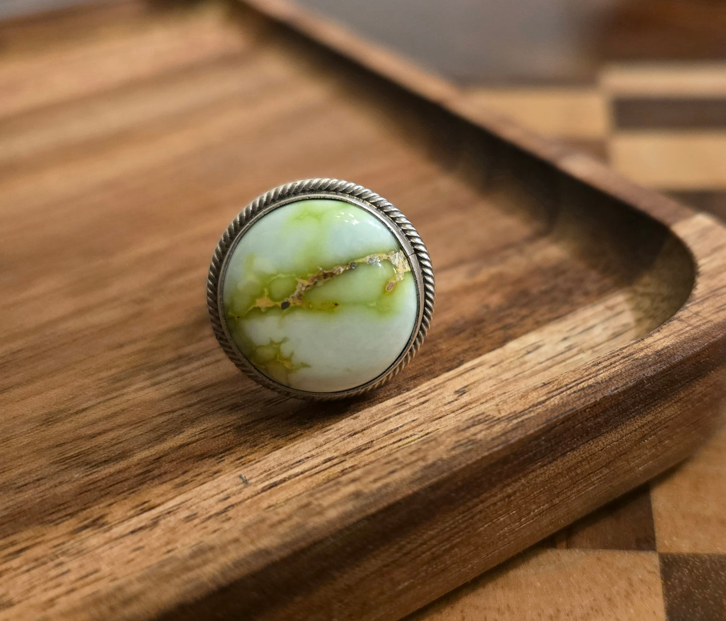 Palomino and Sterling Ring Size 8.75