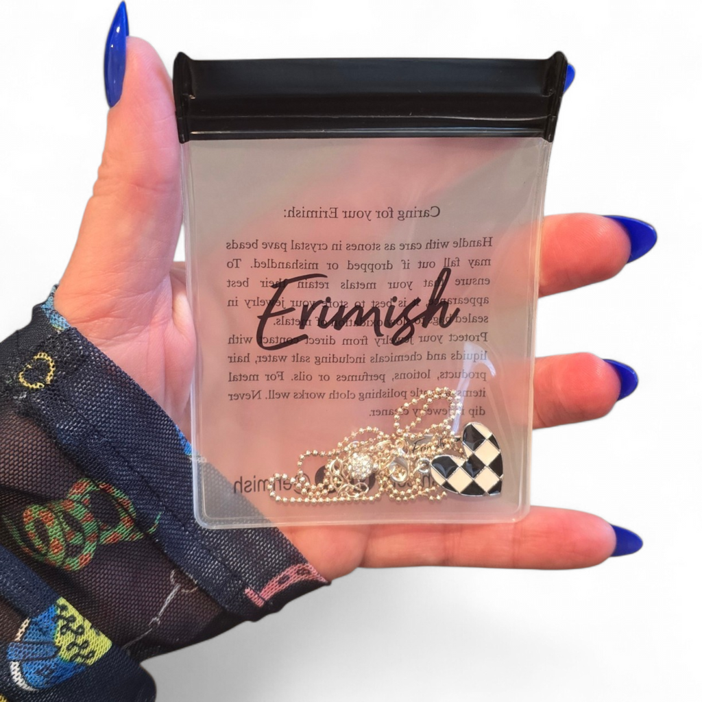 Erimish Checkered Heart 15-17 inches Necklace (wholesale cost)