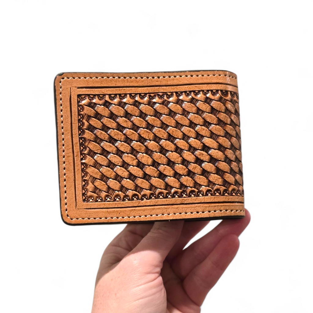 Tooled Leather Wallet (wholesale cost)