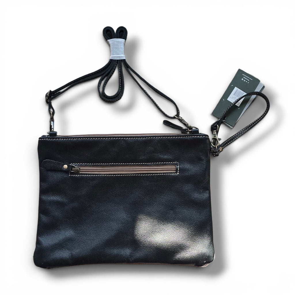 Leather & Hide Patchwork Crossbody Bag