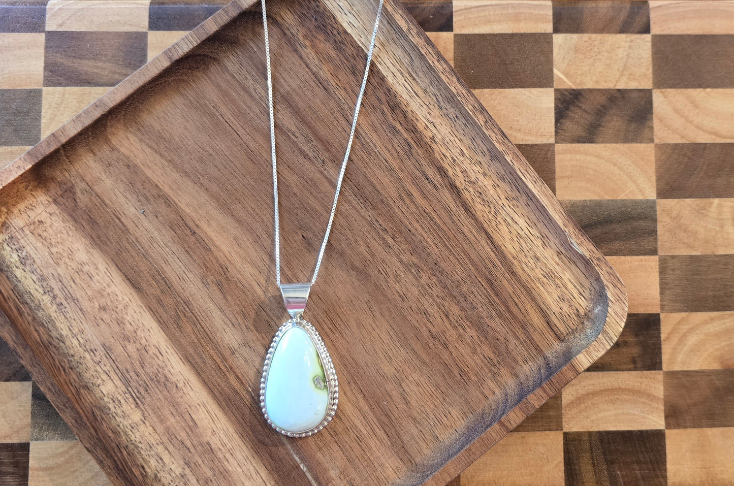 Palomino and Sterling Pendant