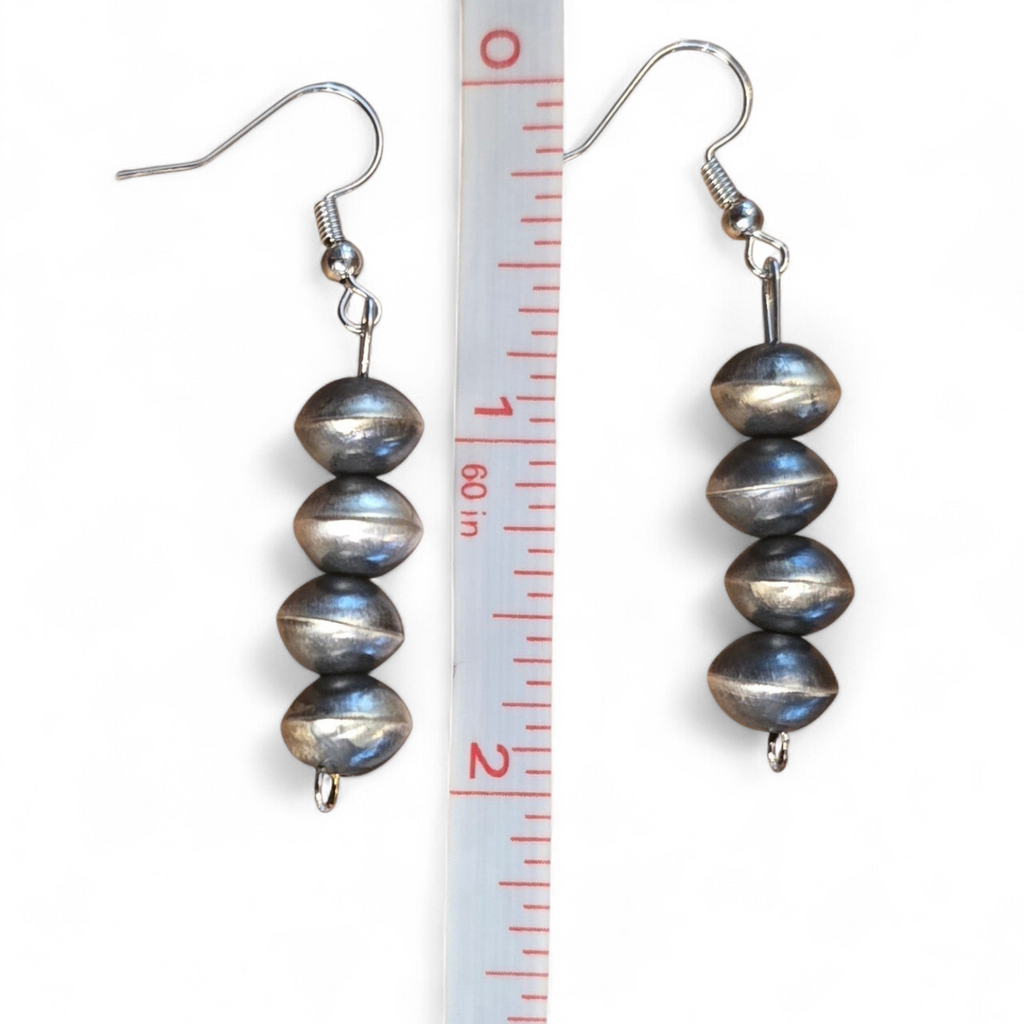Tylena Nez 9mm Navajo Pearl Earrings