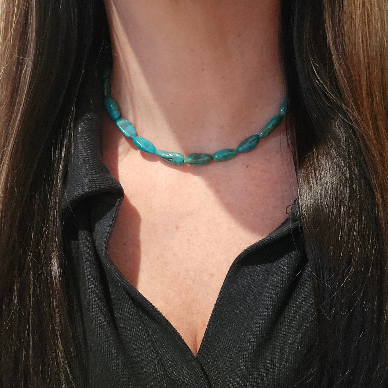 Turquoise & Sterling Necklace
