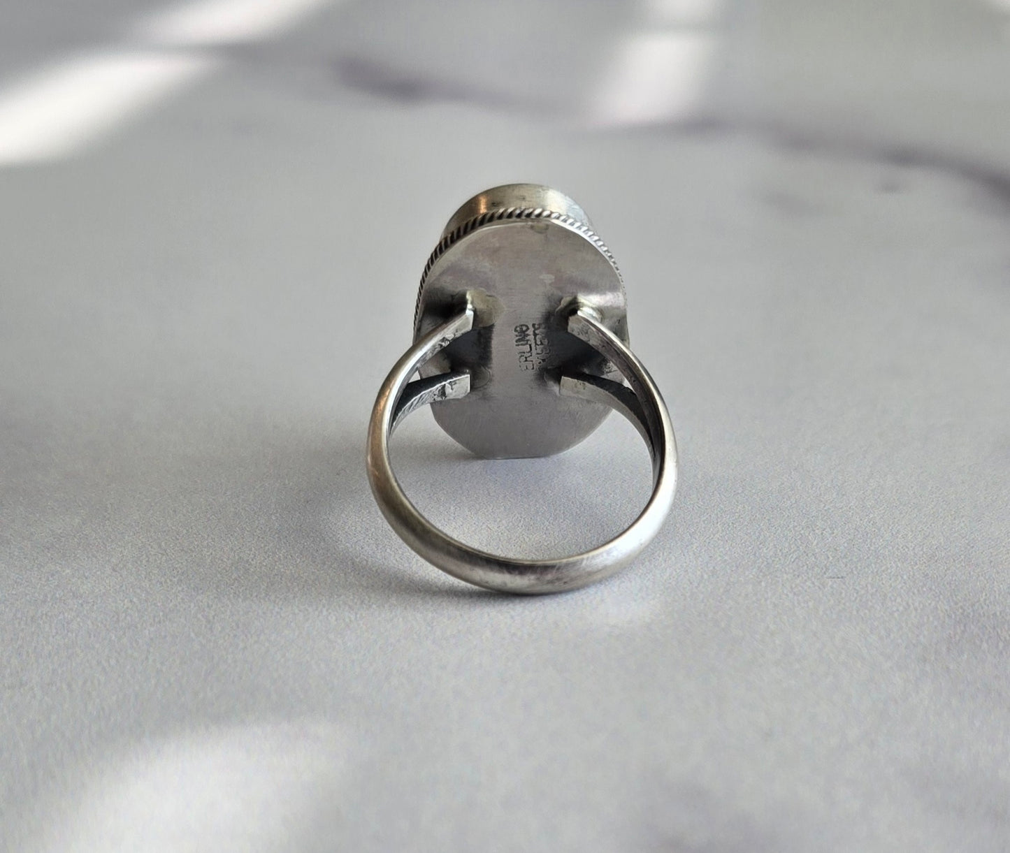 Palomino and Sterling Ring Size 9