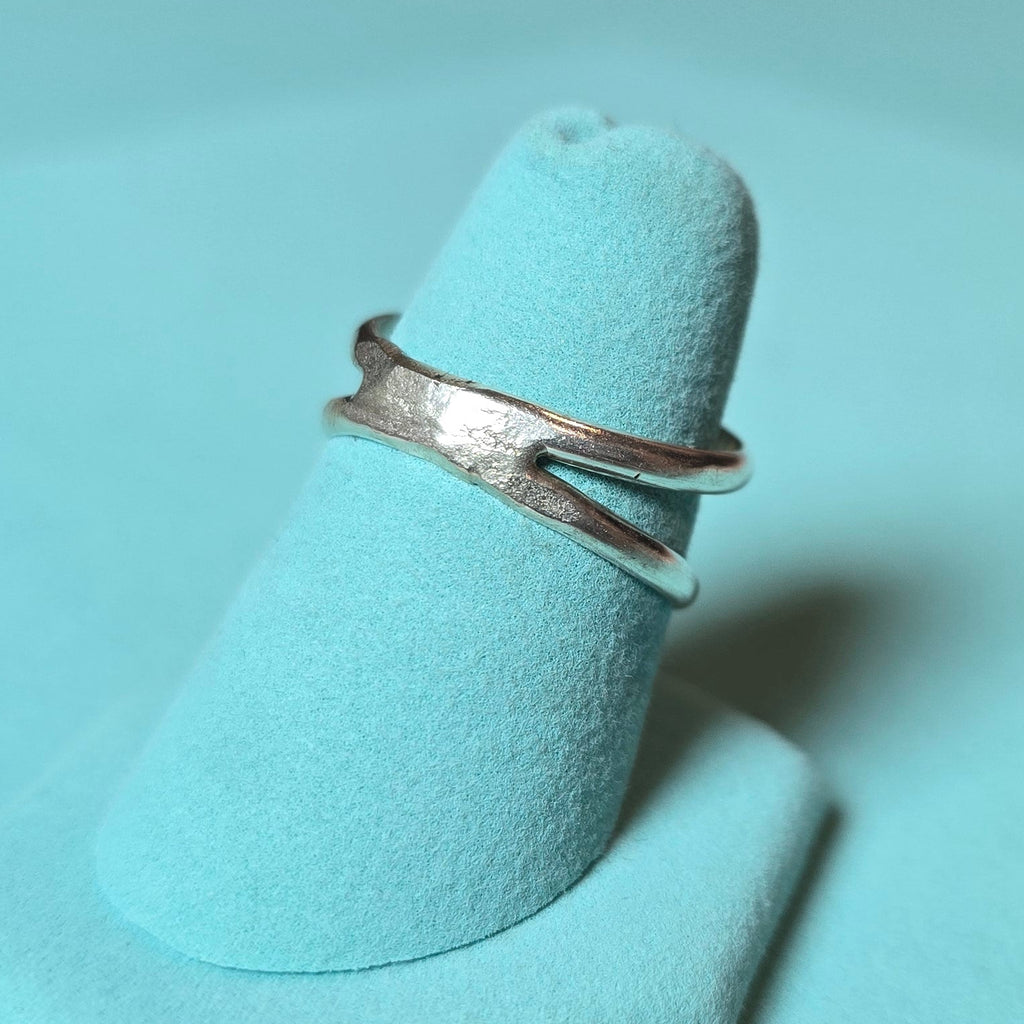 Sterling Double Band Ring Size 7