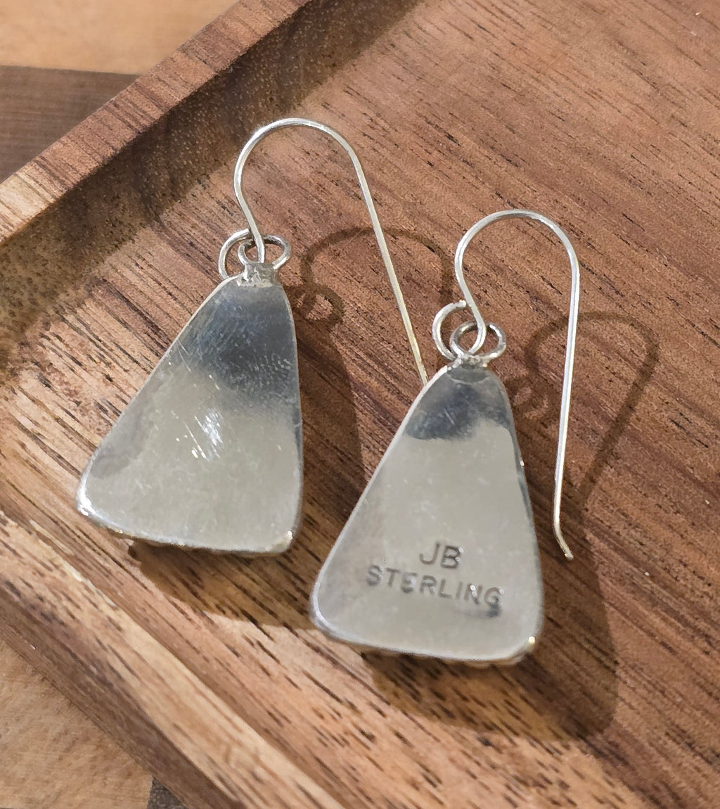 Kingman Turquoise & Sterling Earrings