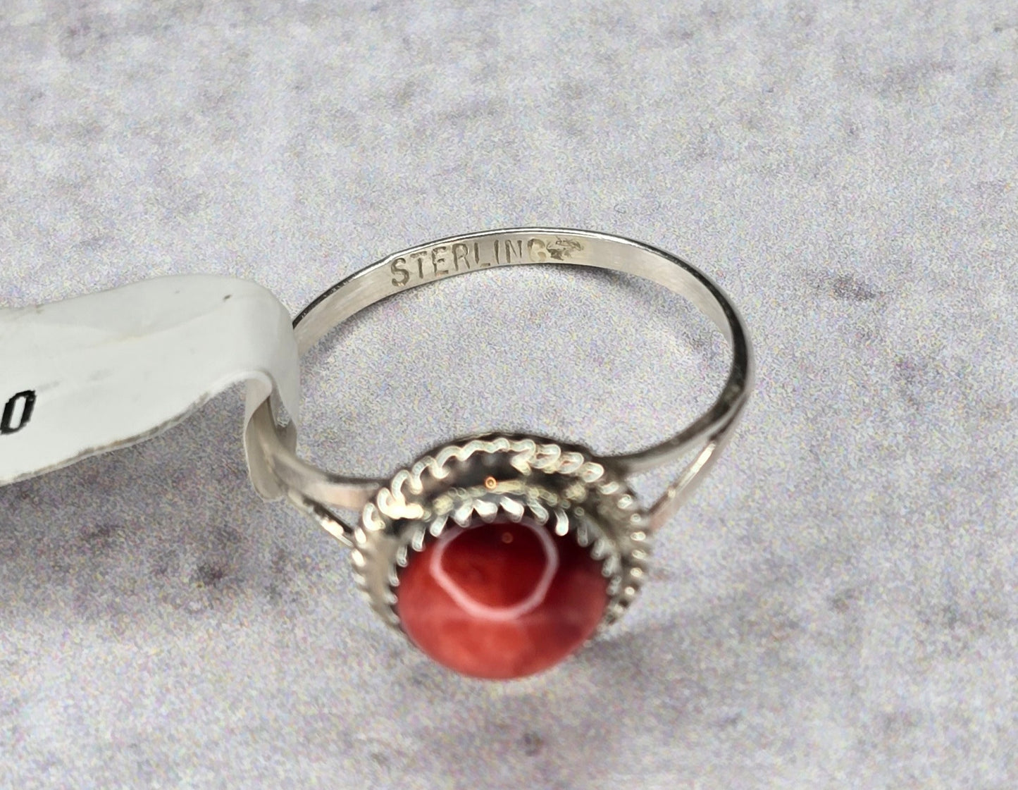 Spiny and Sterling Ring Size 8