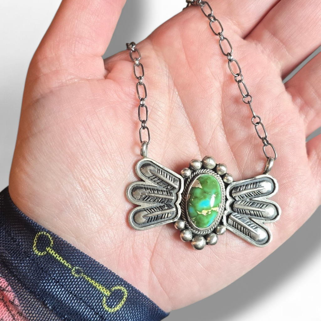 Native Made Sonoran Gold & Sterling Necklace