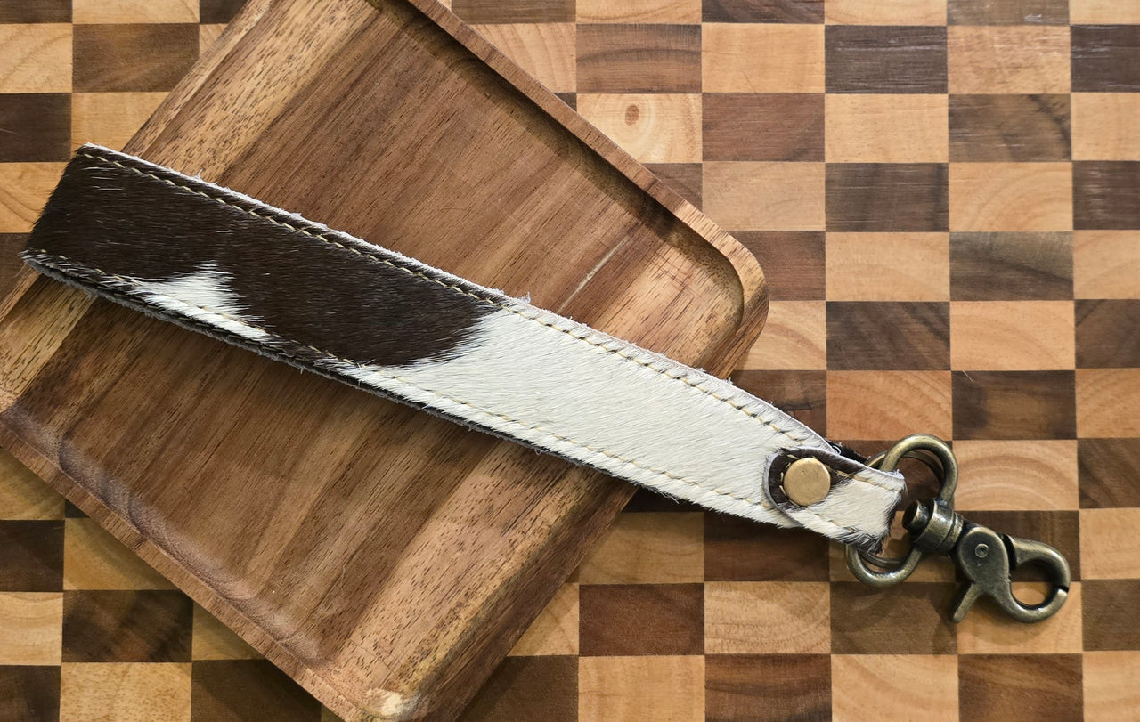 Myra Hair-on Hide Reversible Key Fob