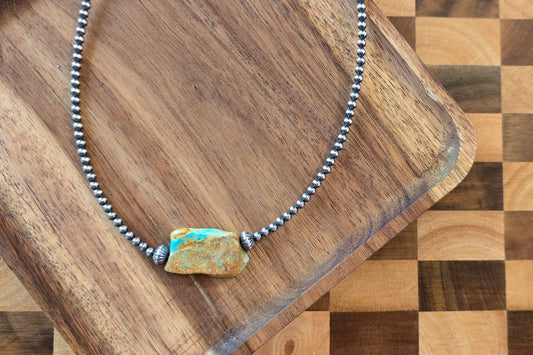 Turquoise and Sterling Choker