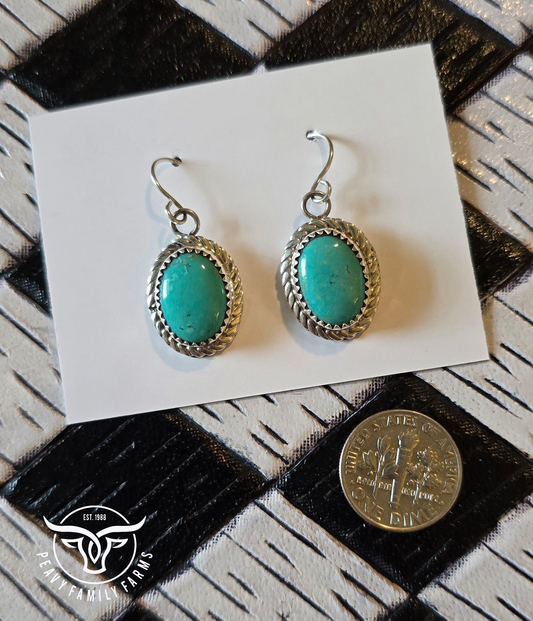 Turquoise and Sterling Earrings