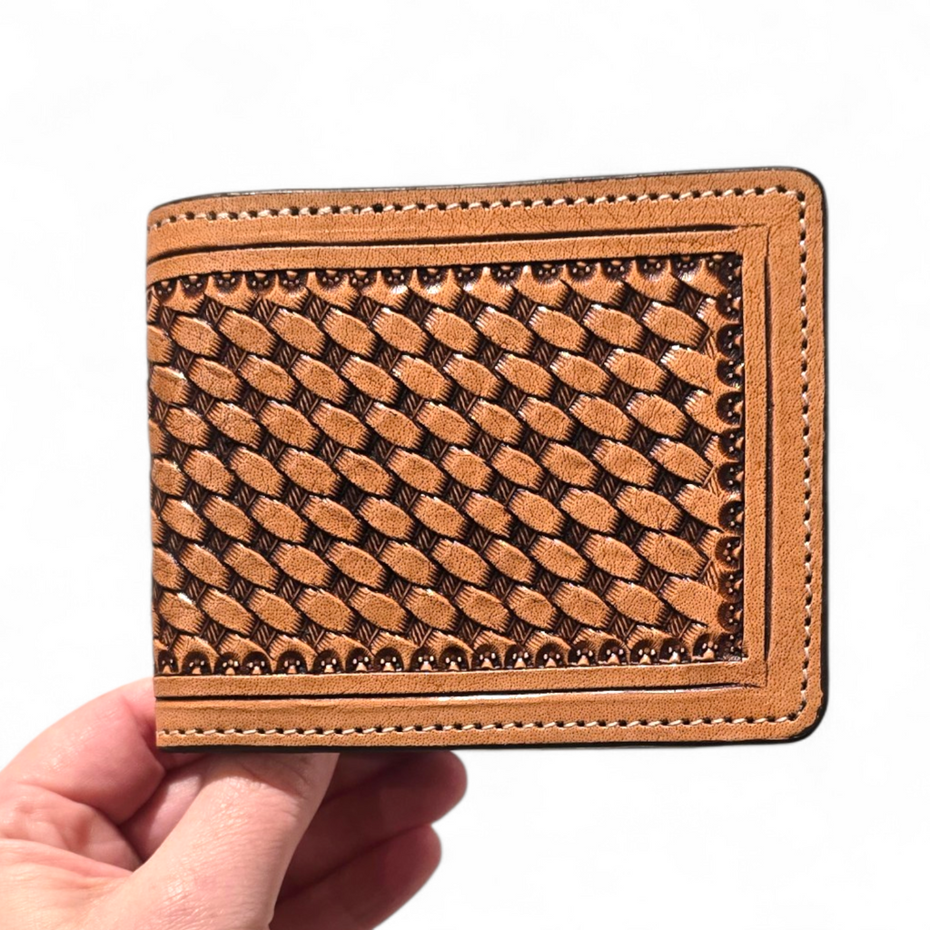 Tooled Leather Wallet (wholesale cost)