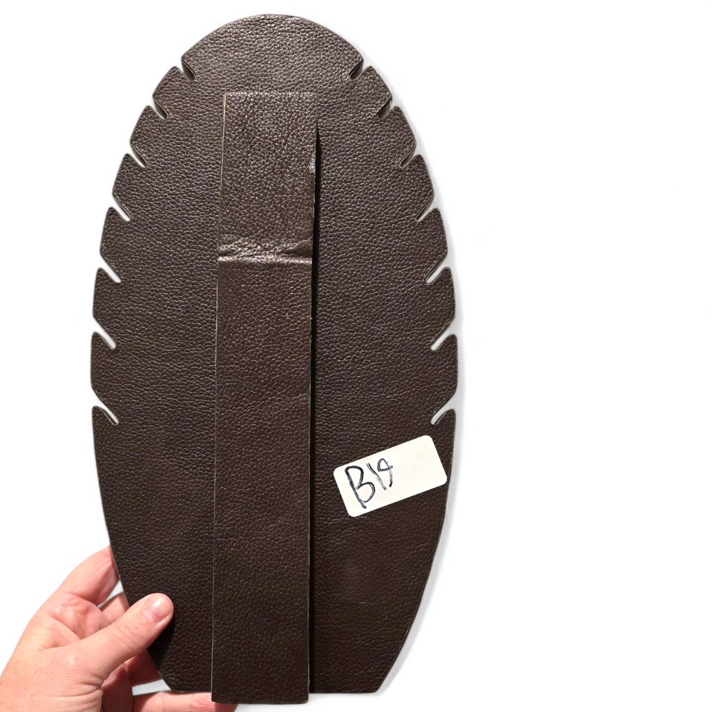 Hide & Leather Necklace Holder Display B19