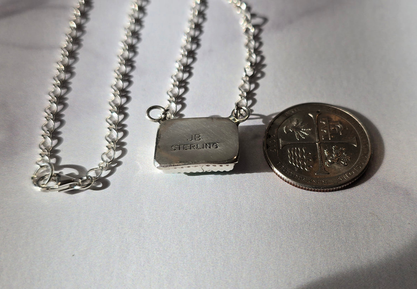 Kingman Turquoise and Sterling Necklace