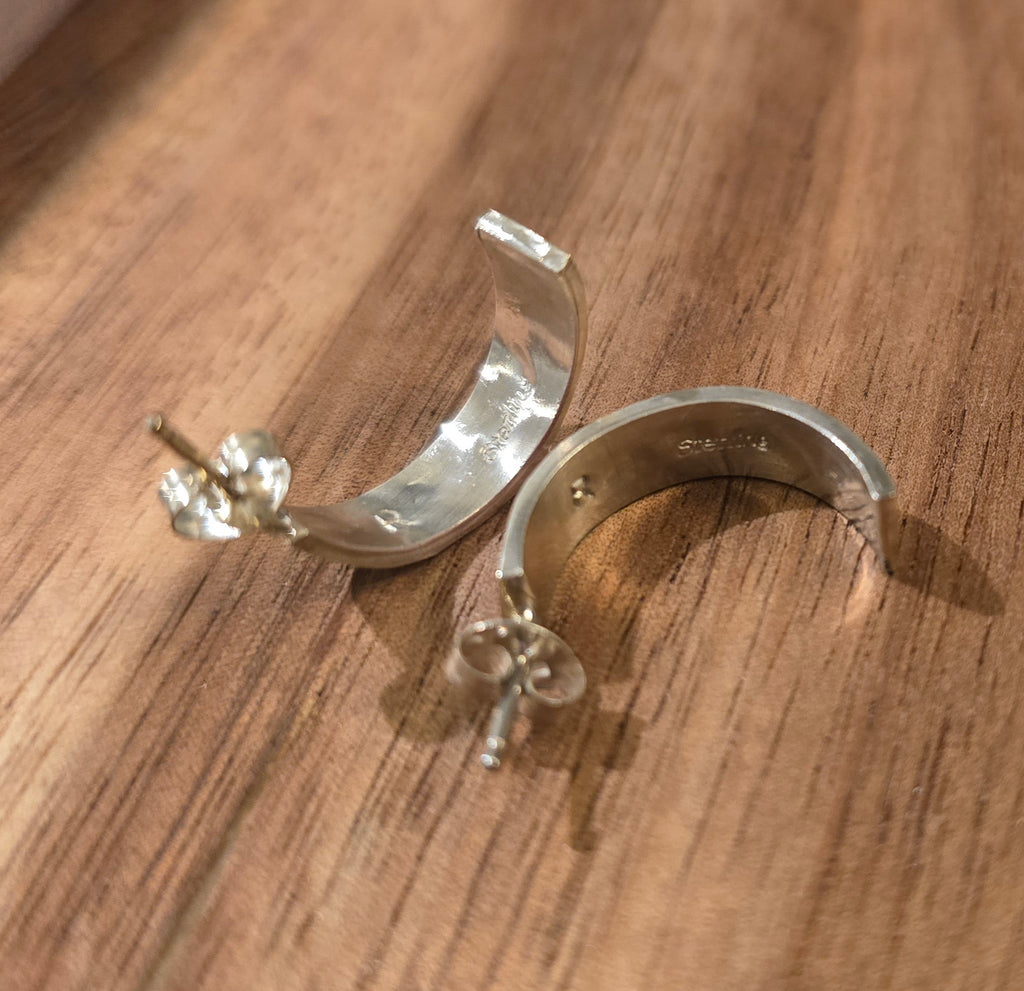 Hot Pink Opal & Sterling Earrings