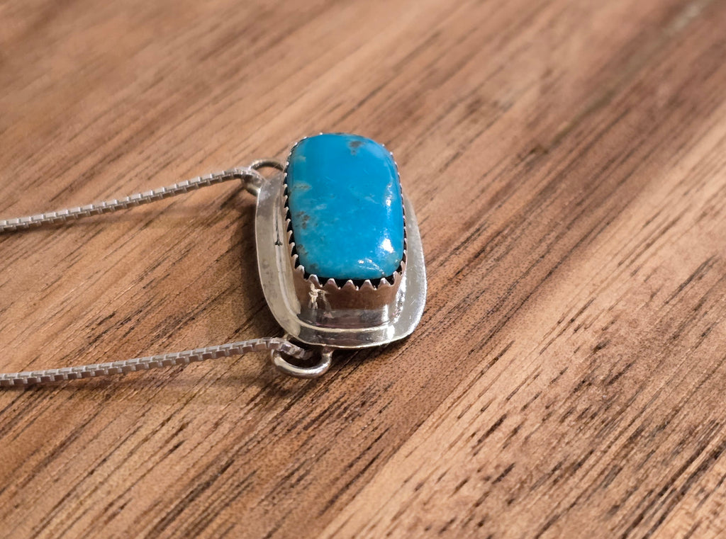Kingman Turquoise & Sterling Bar