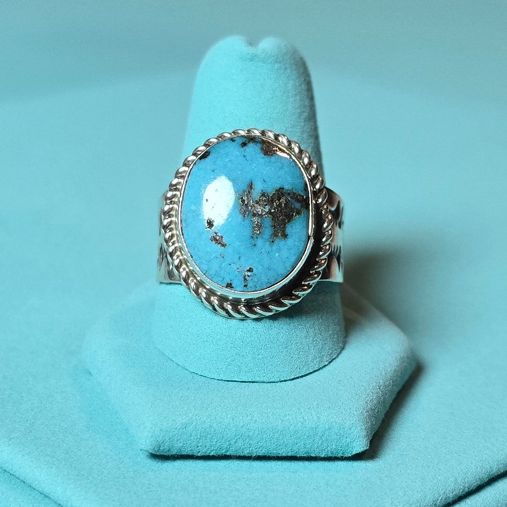Hubei Turquoise & Sterling Ring